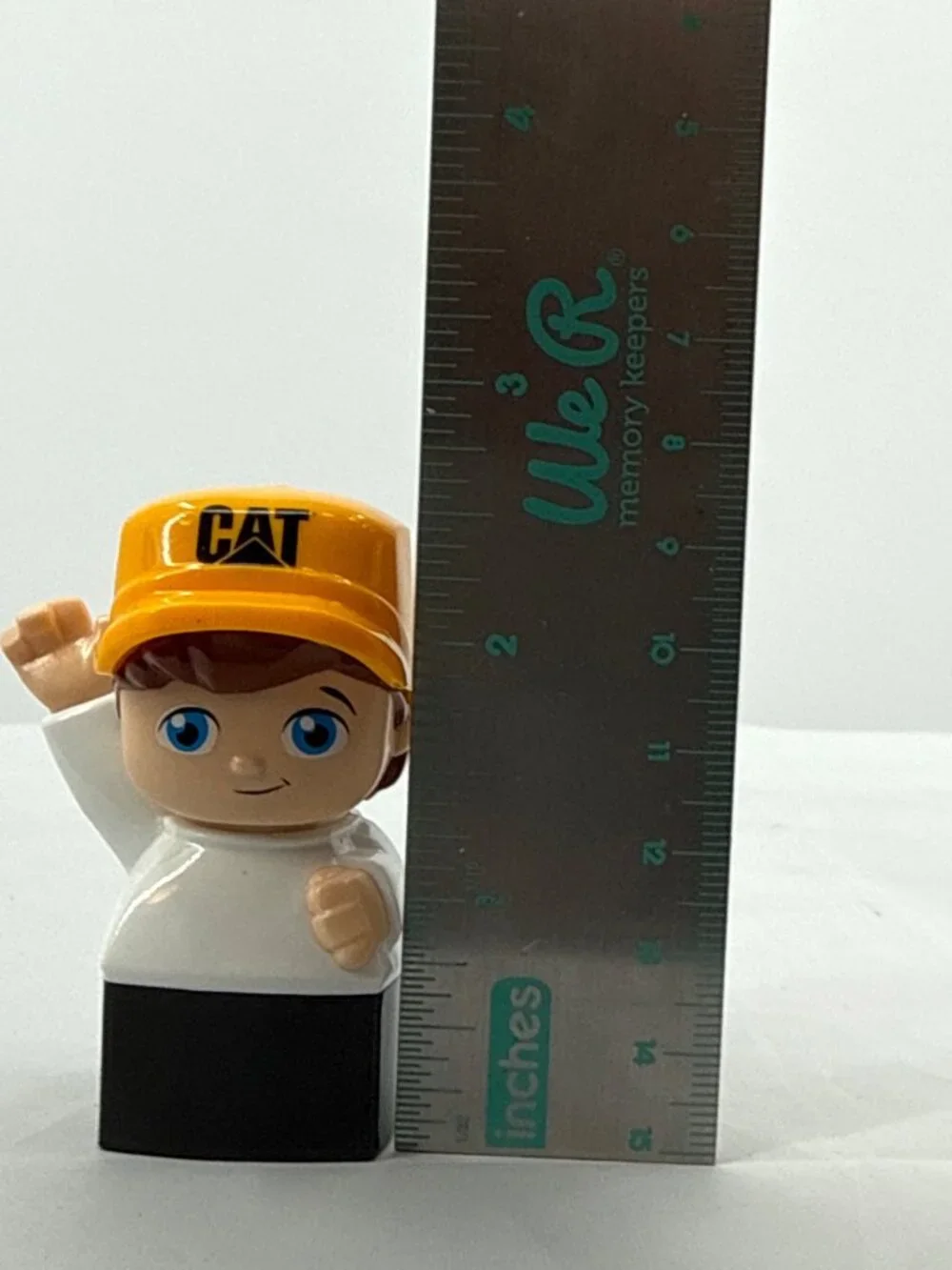 Mega Bloks CAT Construction Worker Replacement Toy Figure Block Buddies Truck